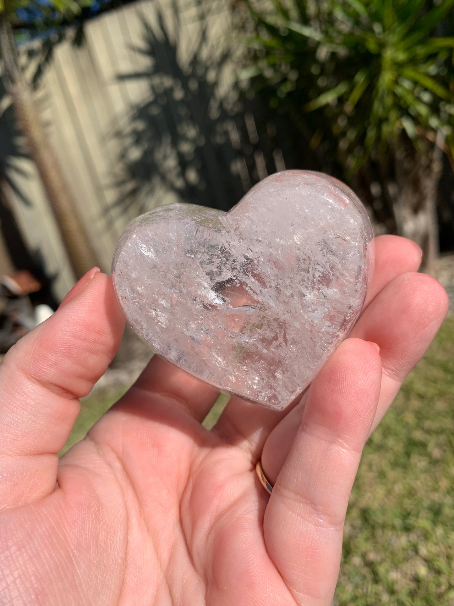 Clear Quartz Heart Bowl