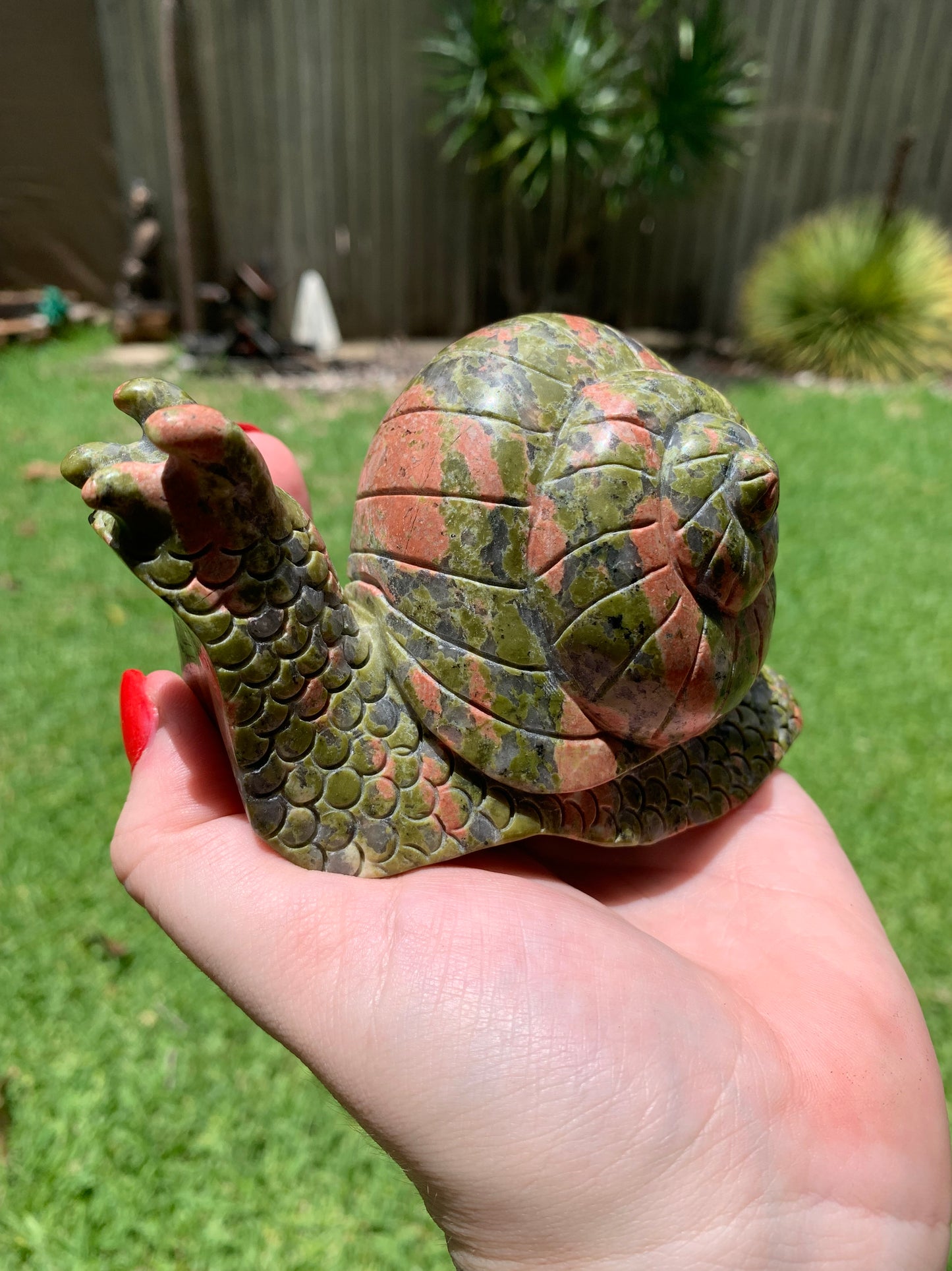 Unakite Snail