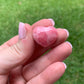 Rhodochrosite Heart