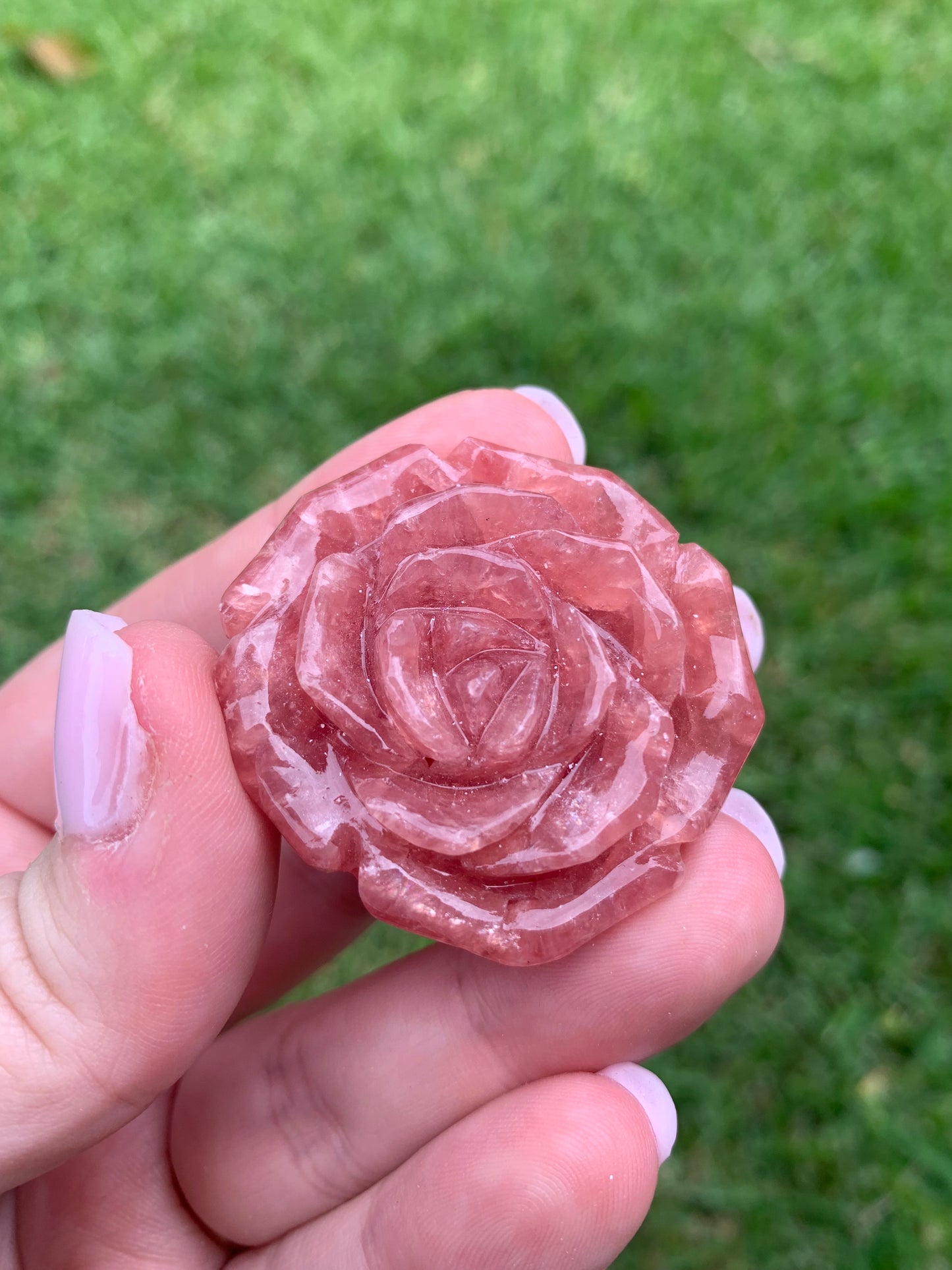 Gemmy Rhodochrosite Rose