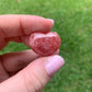 Rhodochrosite Heart