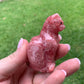 Gemmy Rhodochrosite Cat