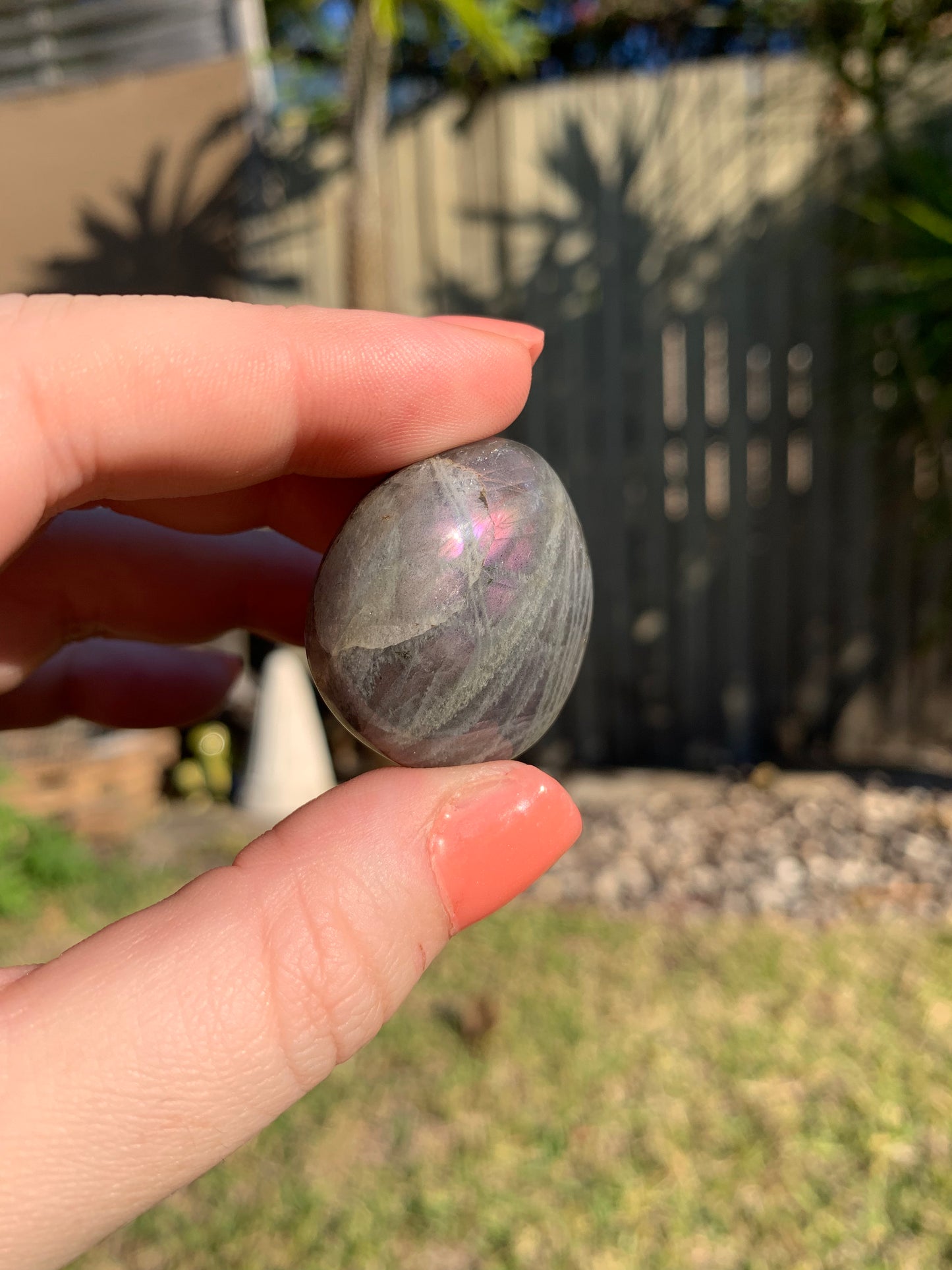 Labradorite Palmstone