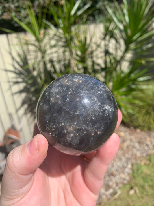 Fluorite with Mica Sphere