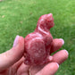 Gemmy Rhodochrosite Cat