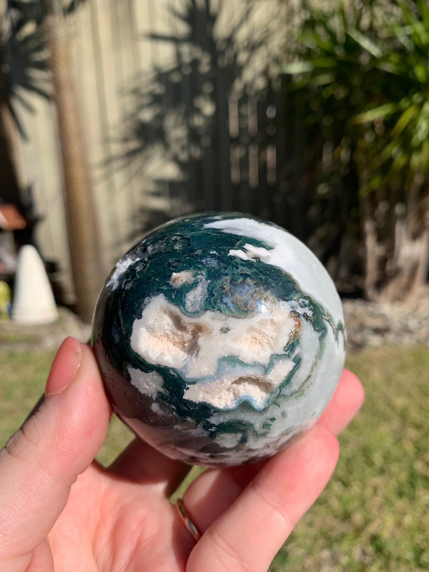 Moss Agate Sphere