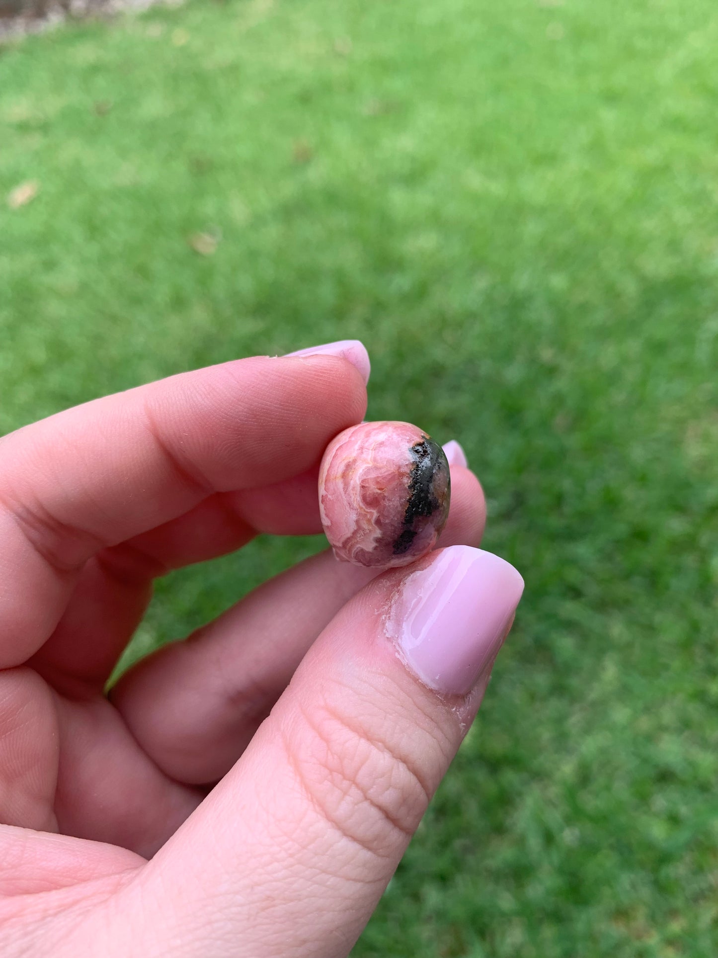 Rhodochrosite Skull