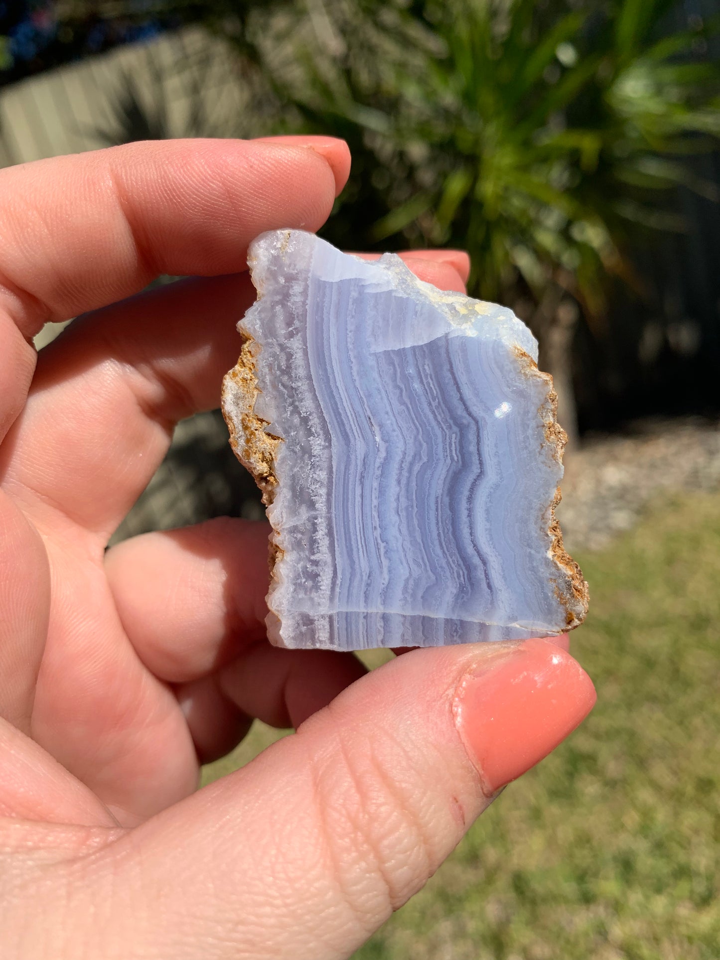 Blue Lace Agate Slab