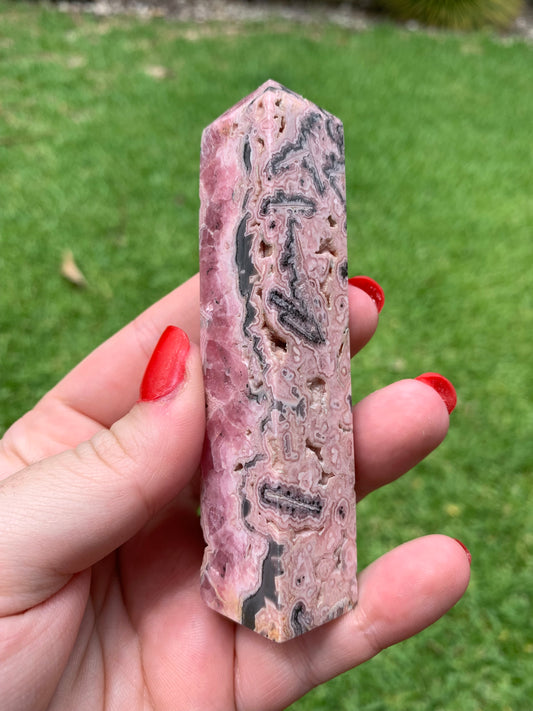 Rhodochrosite Tower #24