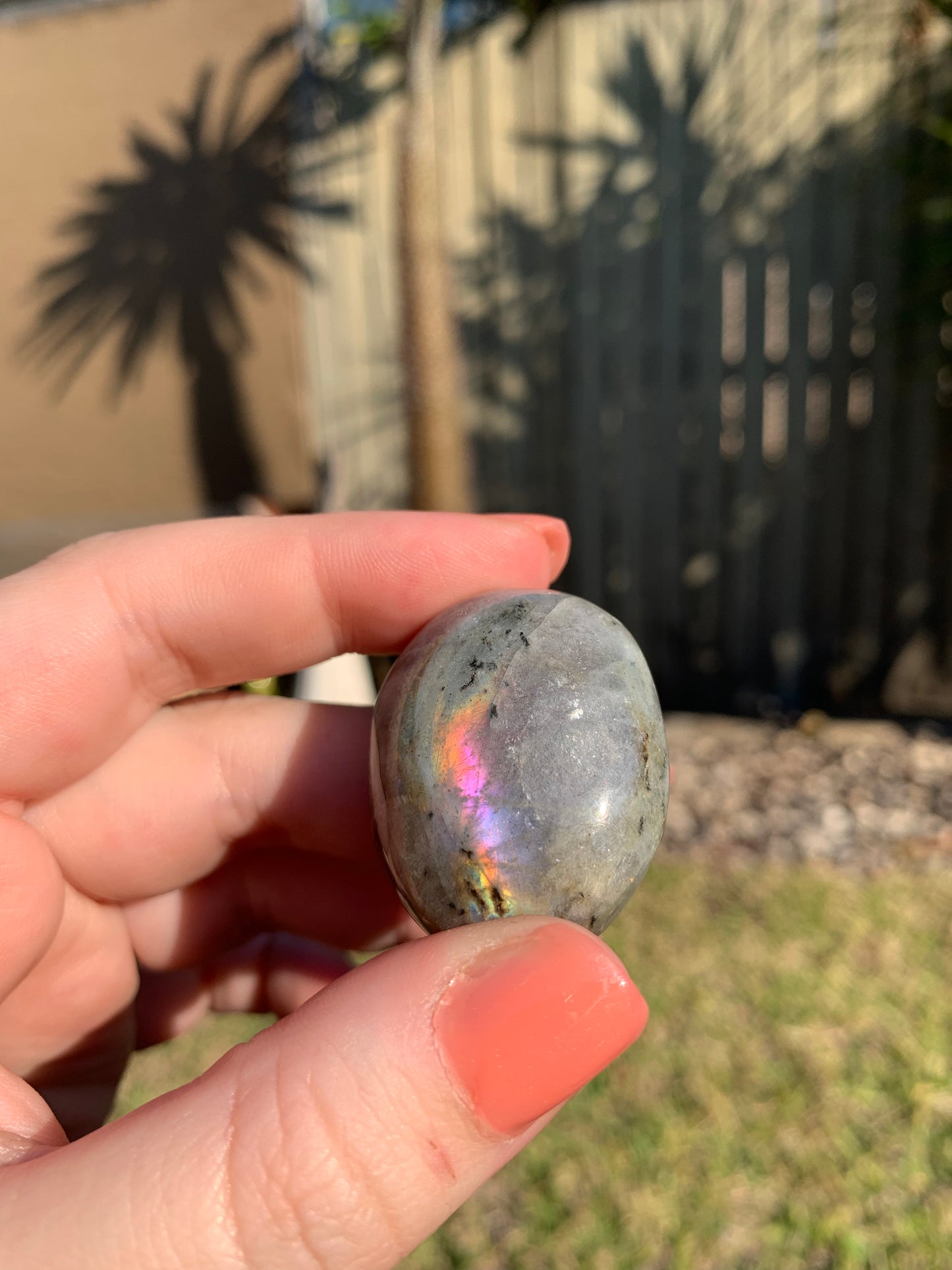 Labradorite Palmstone