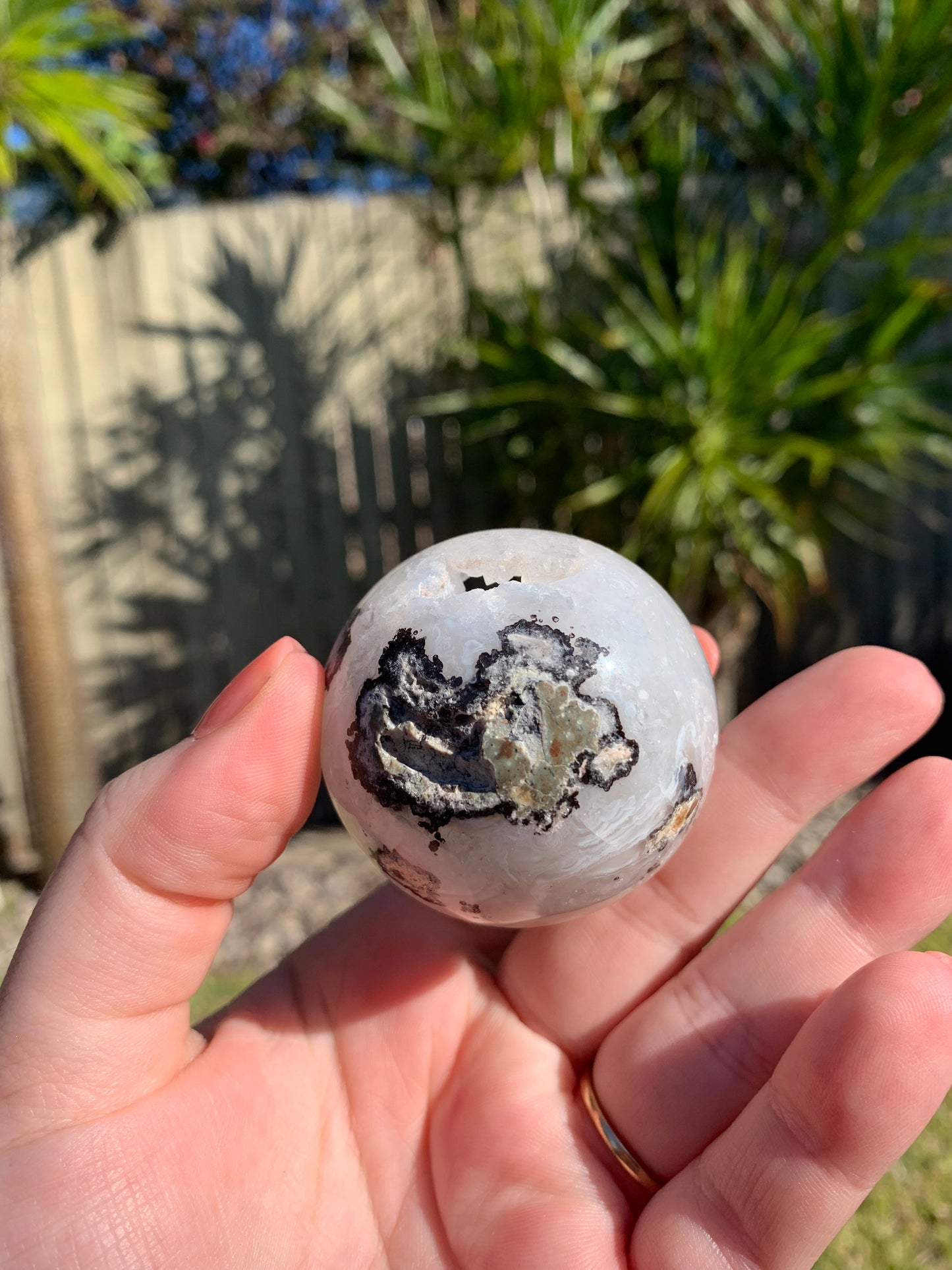 Druzy Agate Sphere