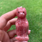 Gemmy Rhodochrosite Cat