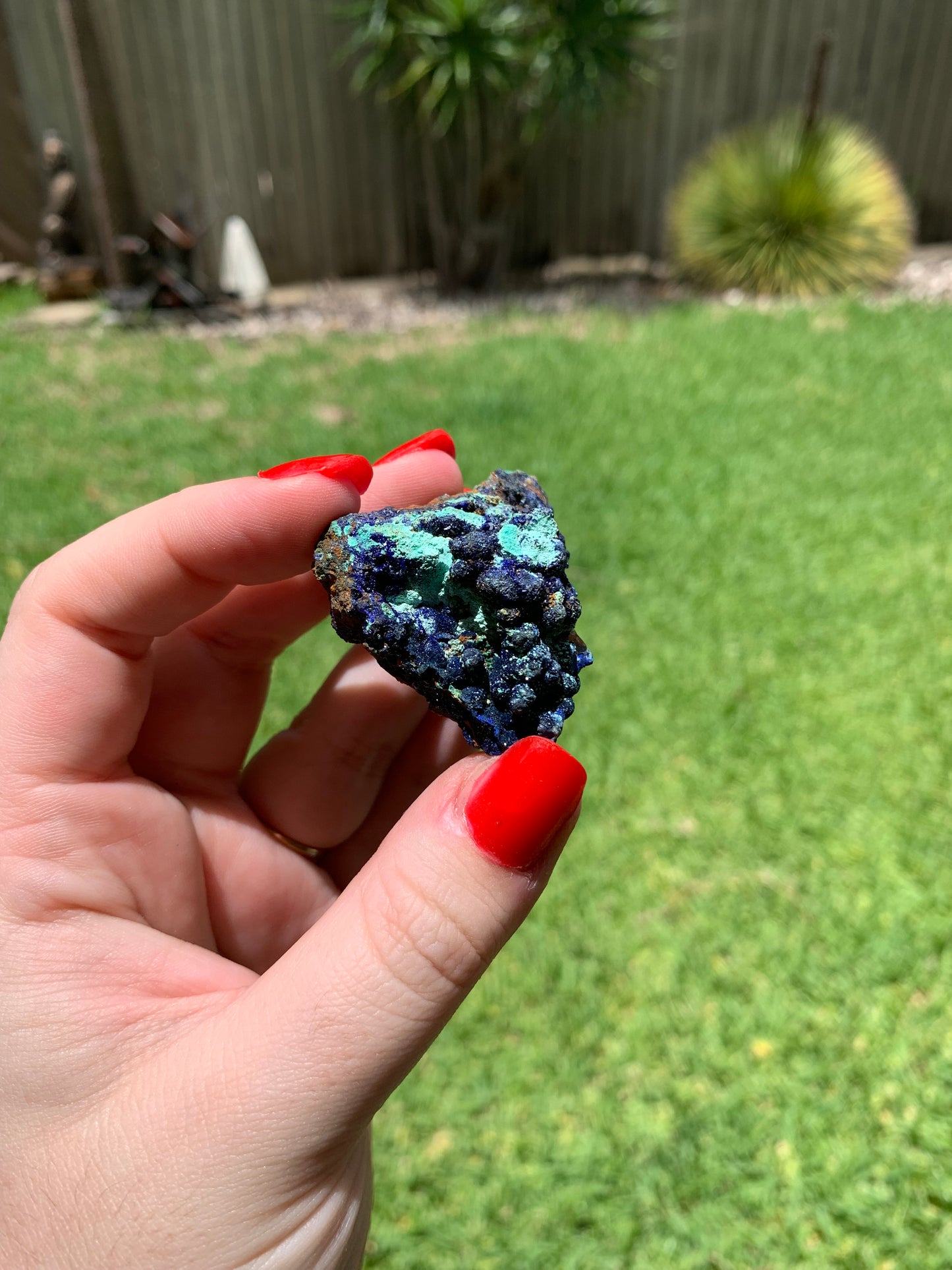 Azurite with Malachite Specimen