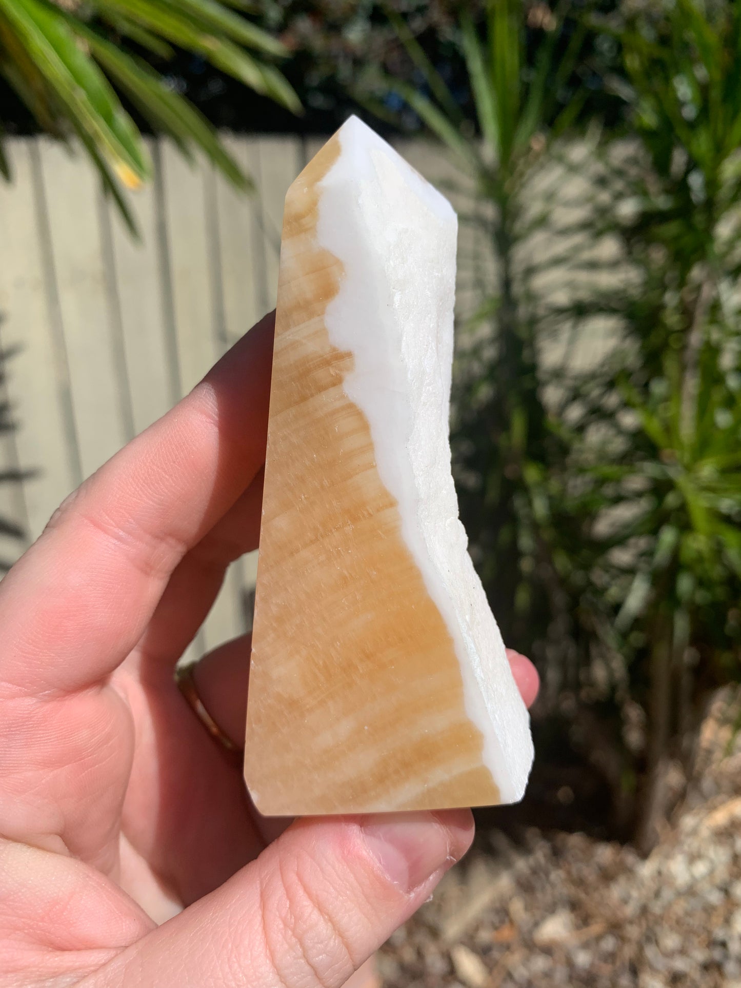 Orange Calcite Tower