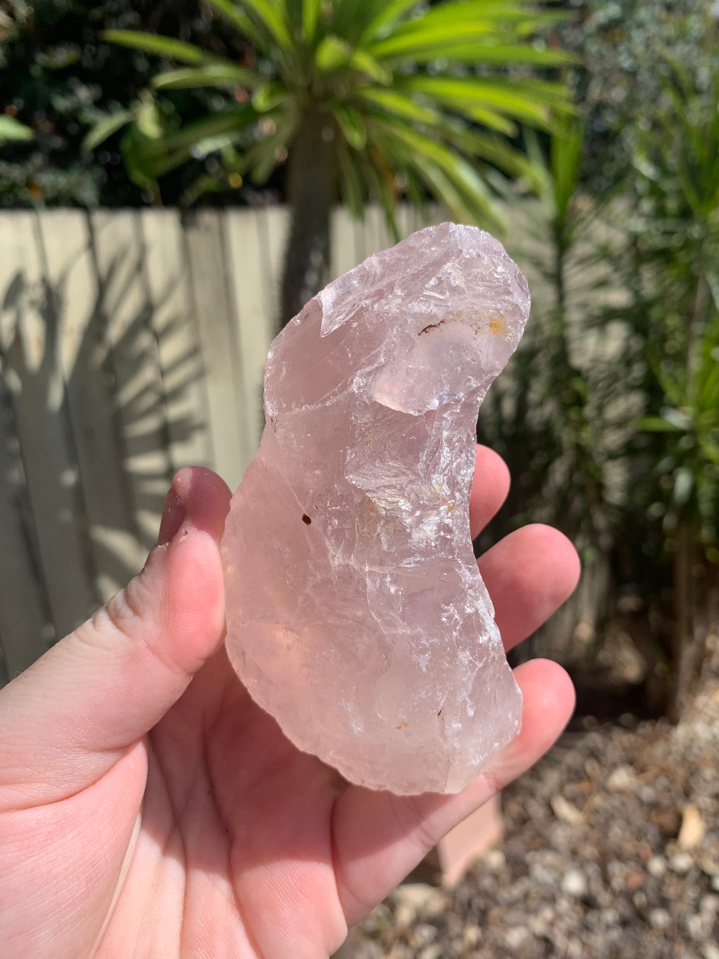 Raw Rose Quartz Chunk