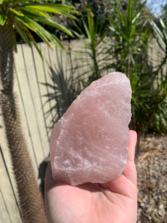 Raw Rose Quartz Chunk