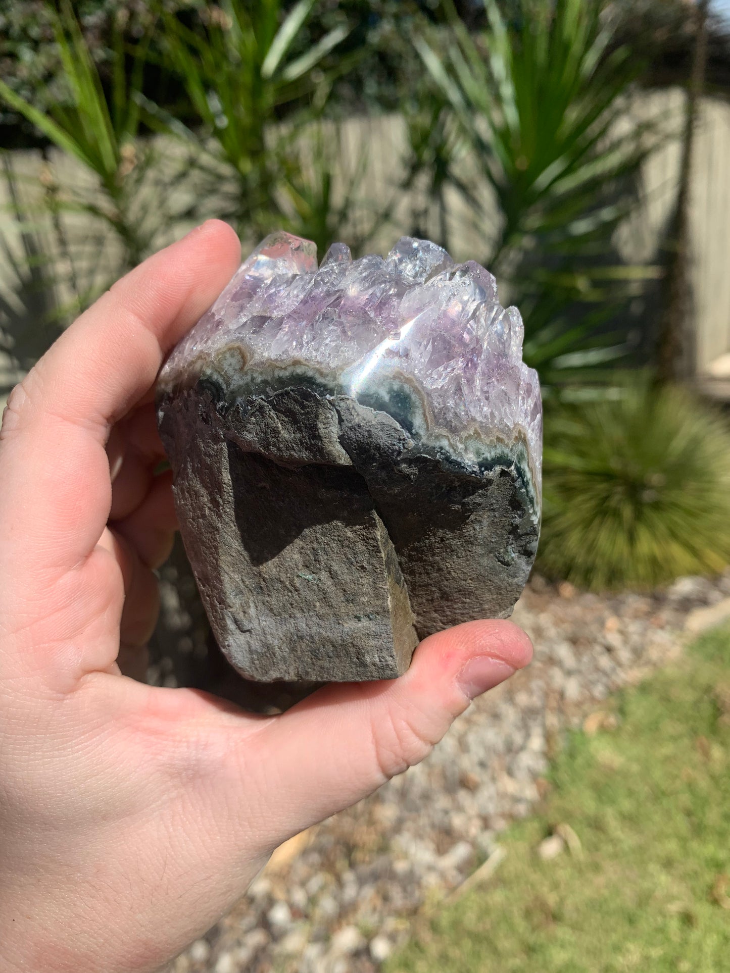 Amethyst Polished Edge Cluster