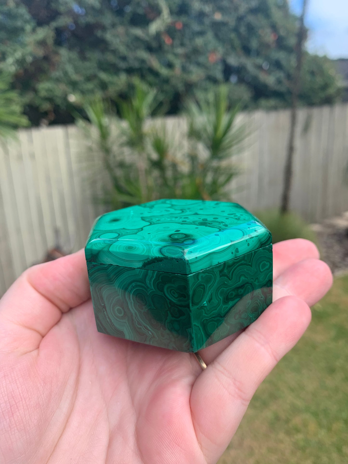 Malachite Jewellery Box