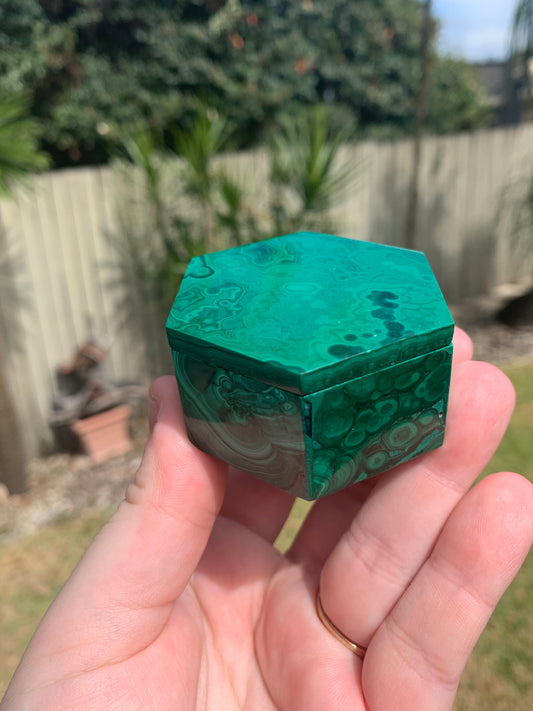 Malachite Jewellery Box