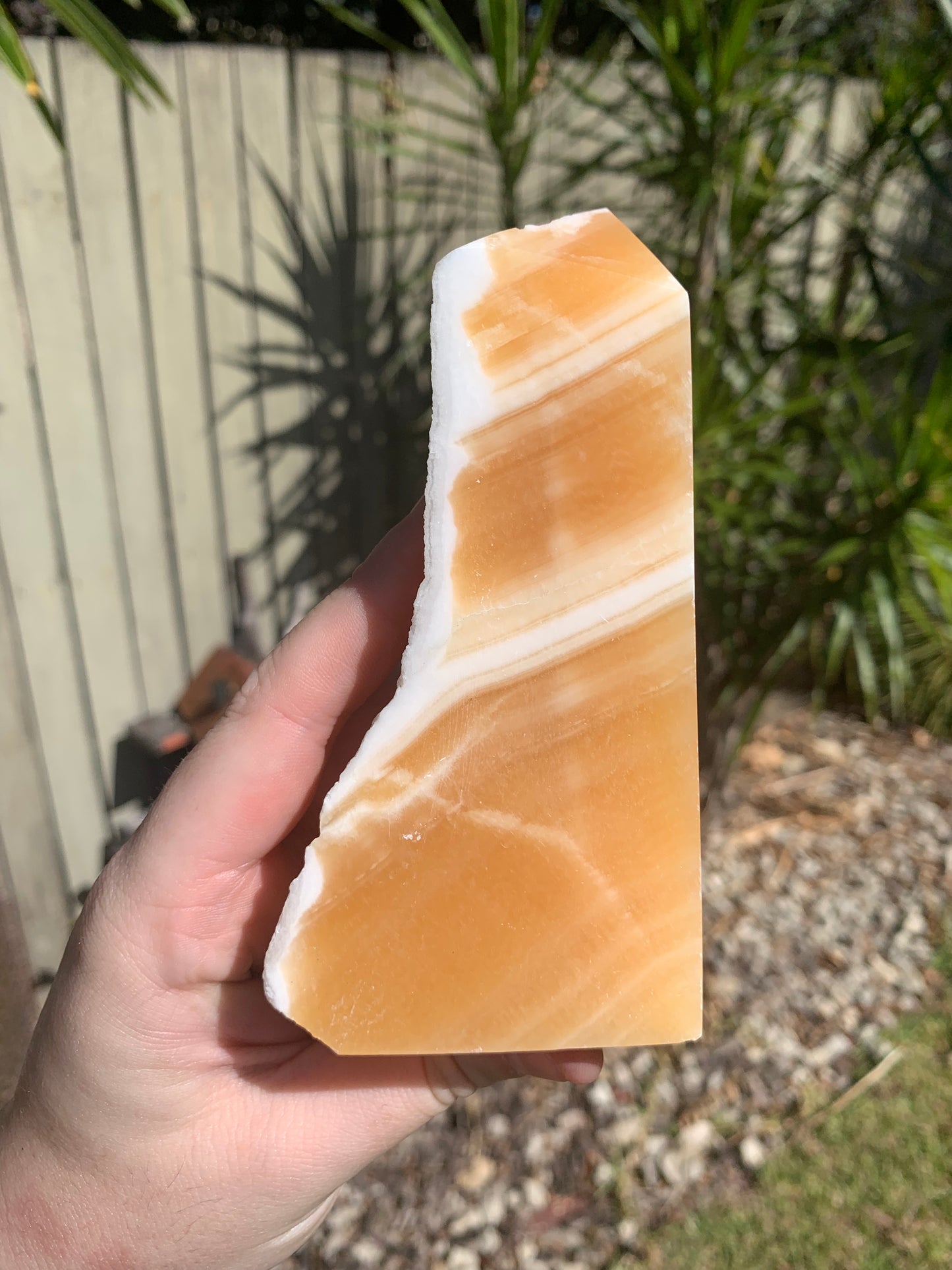 Orange Calcite Tower