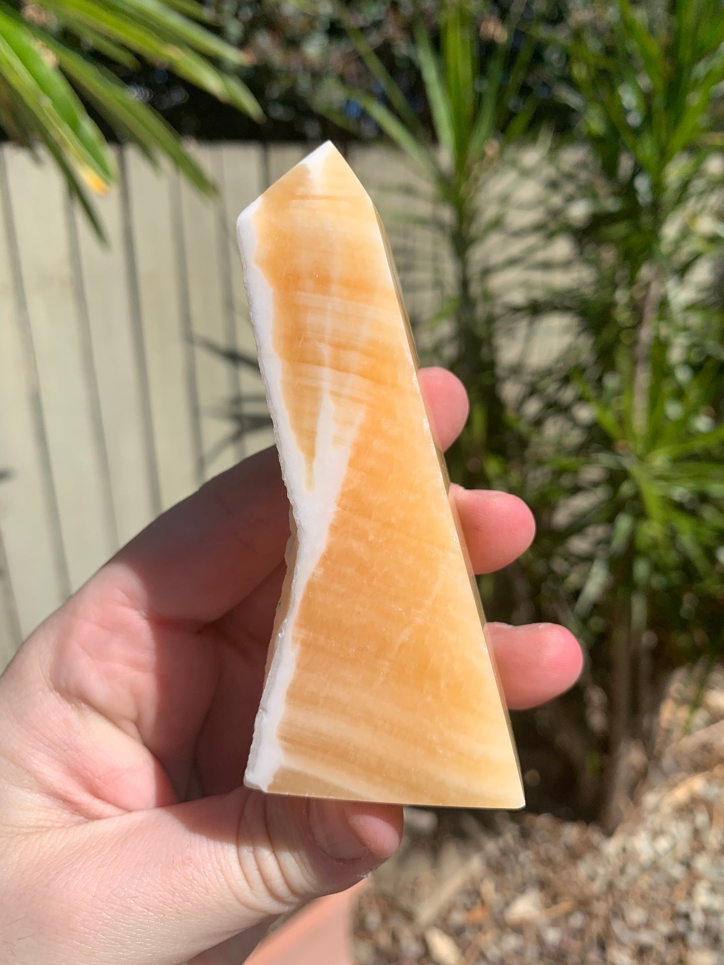 Orange Calcite Tower