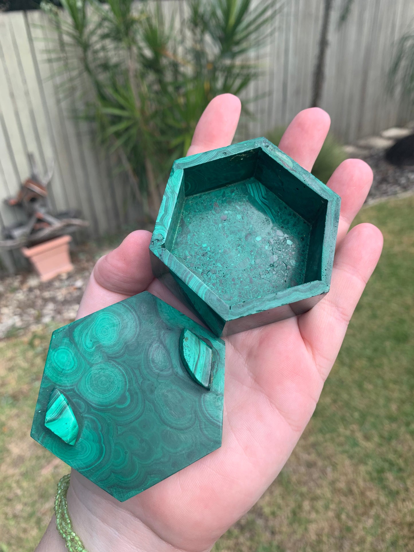 Malachite Jewellery Box