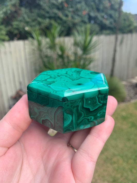 Malachite Jewellery Box