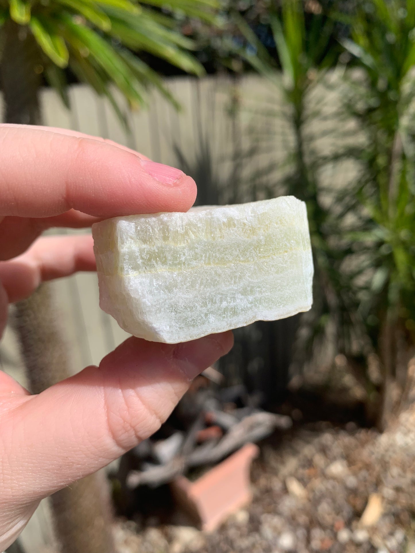 Pistachio Calcite Raw