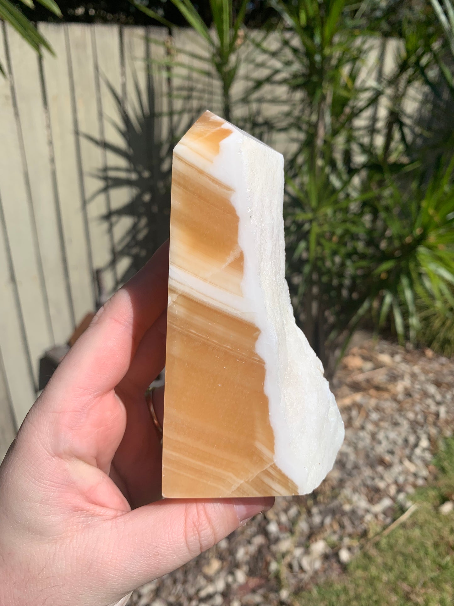 Orange Calcite Tower