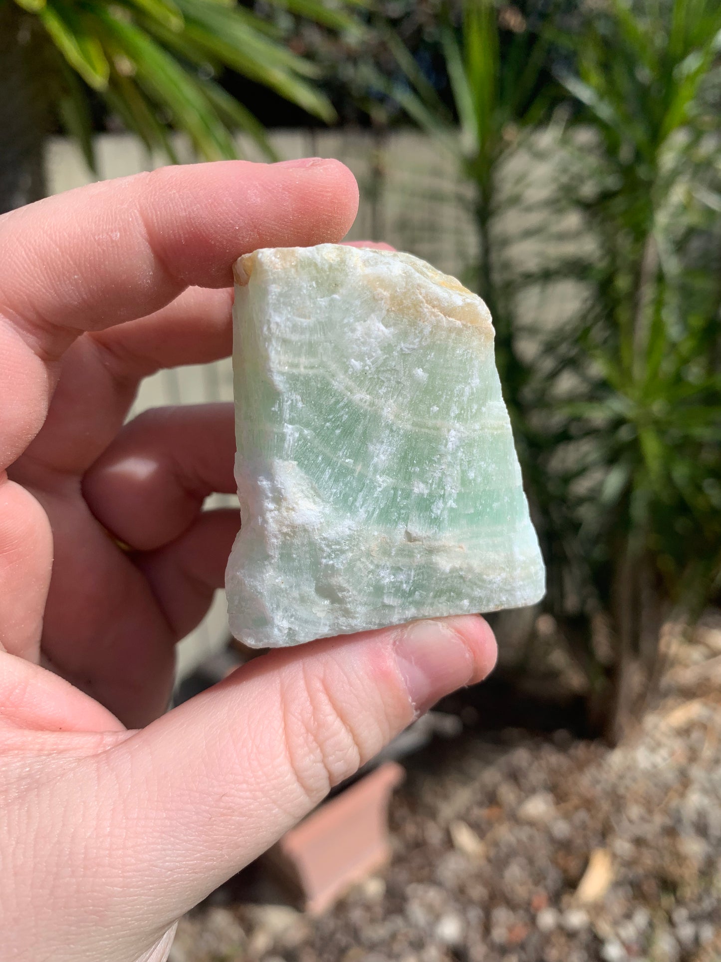 Pistachio Calcite Raw