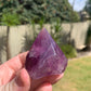 Half Polished Fluorite Point