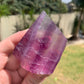 Half Polished Fluorite Point