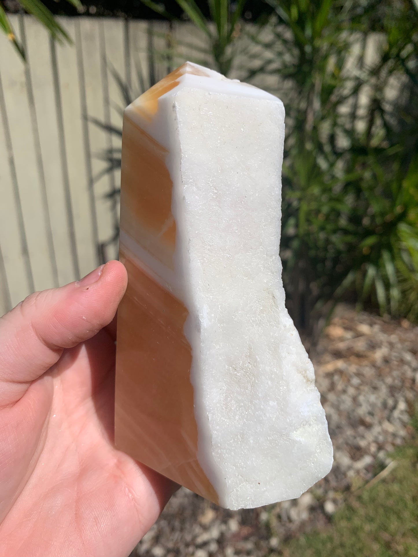 Orange Calcite Tower