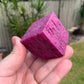 Honeycomb Ruby Cube