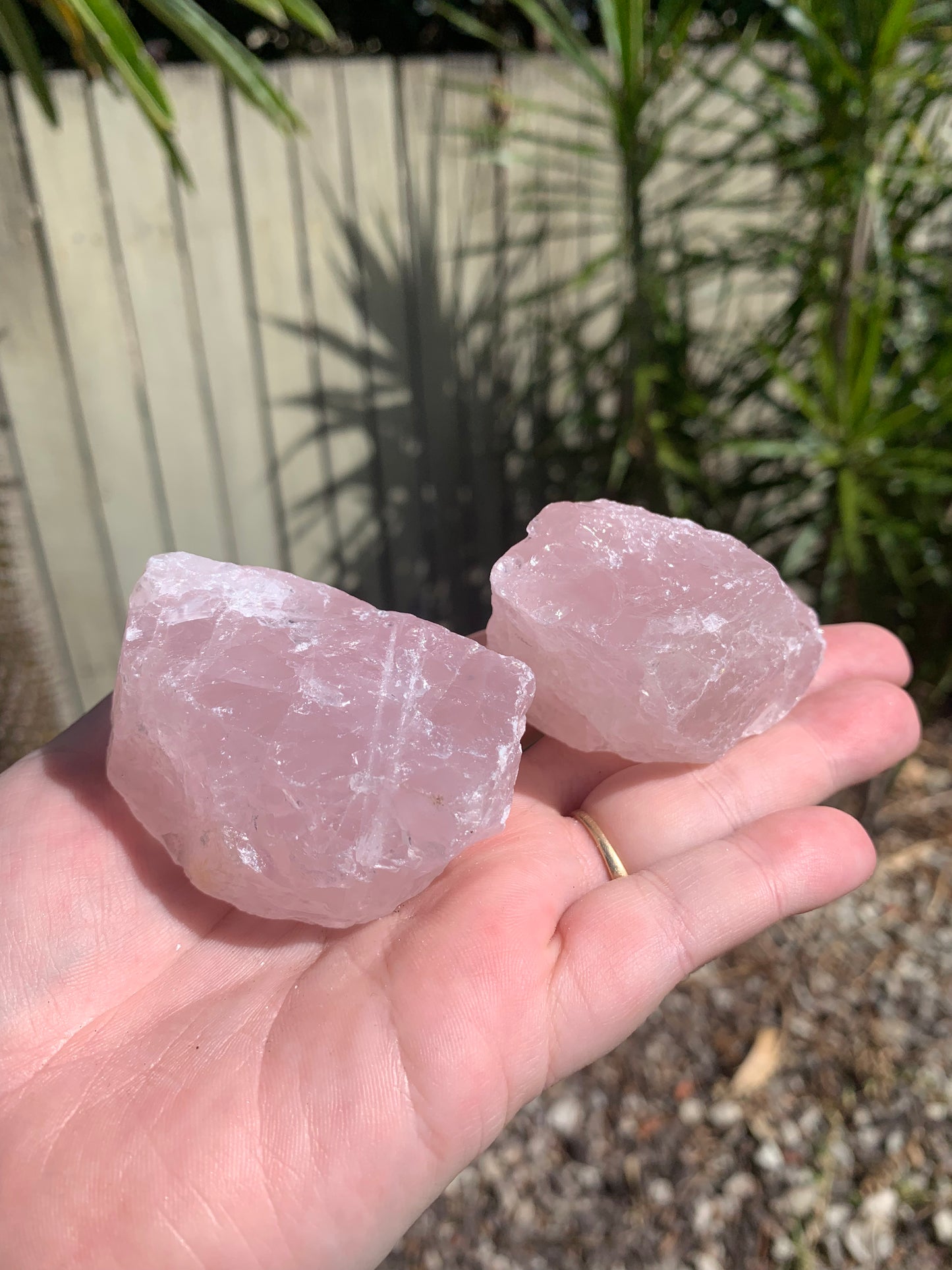 Raw Rose Quartz Chunk