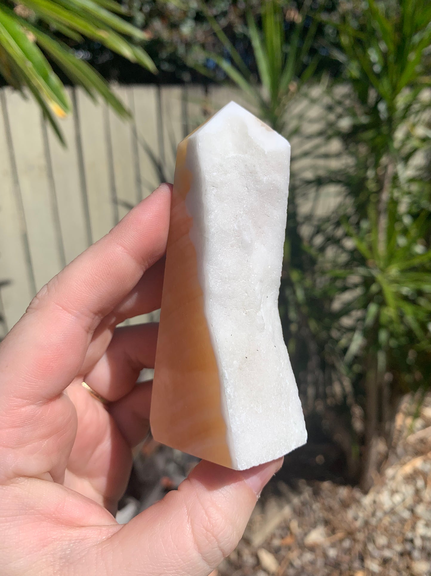 Orange Calcite Tower