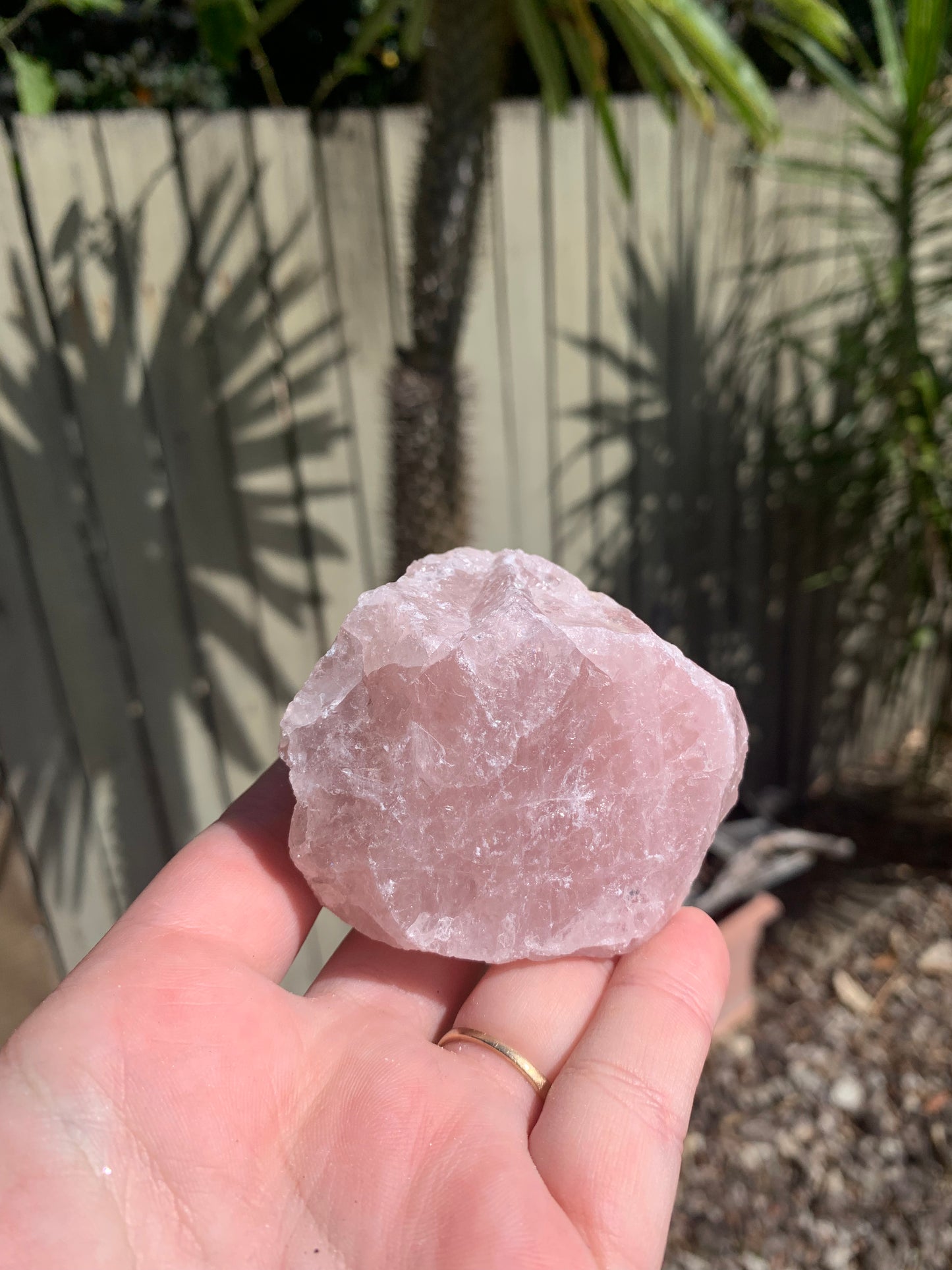 Raw Rose Quartz Chunk