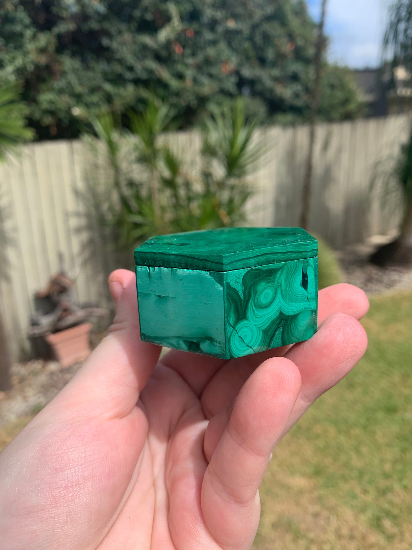 Malachite Jewellery Box