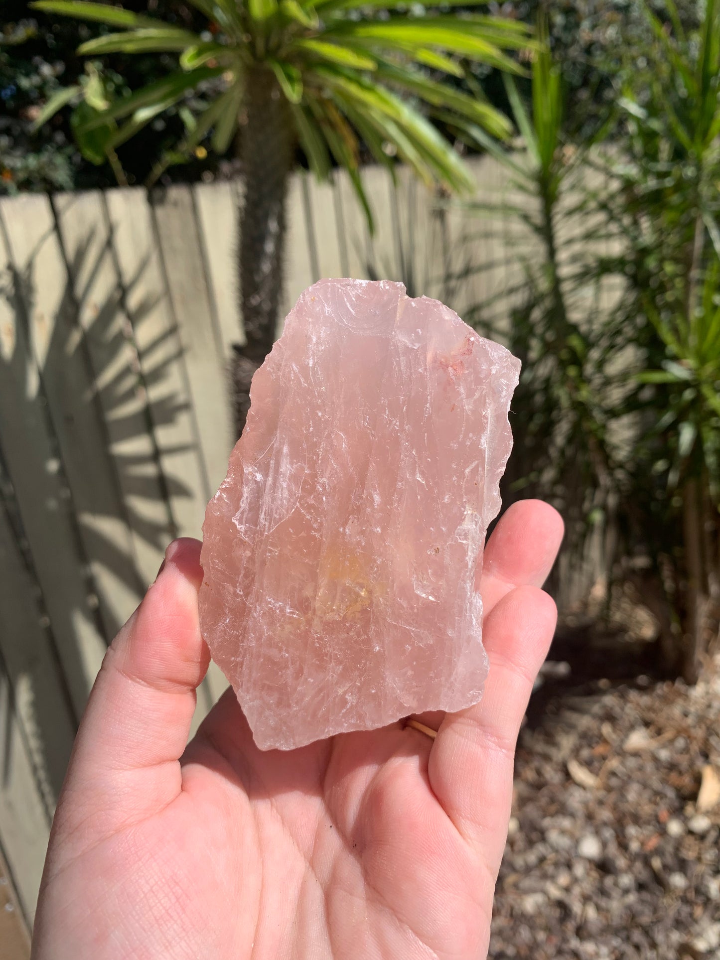 Raw Rose Quartz Chunk