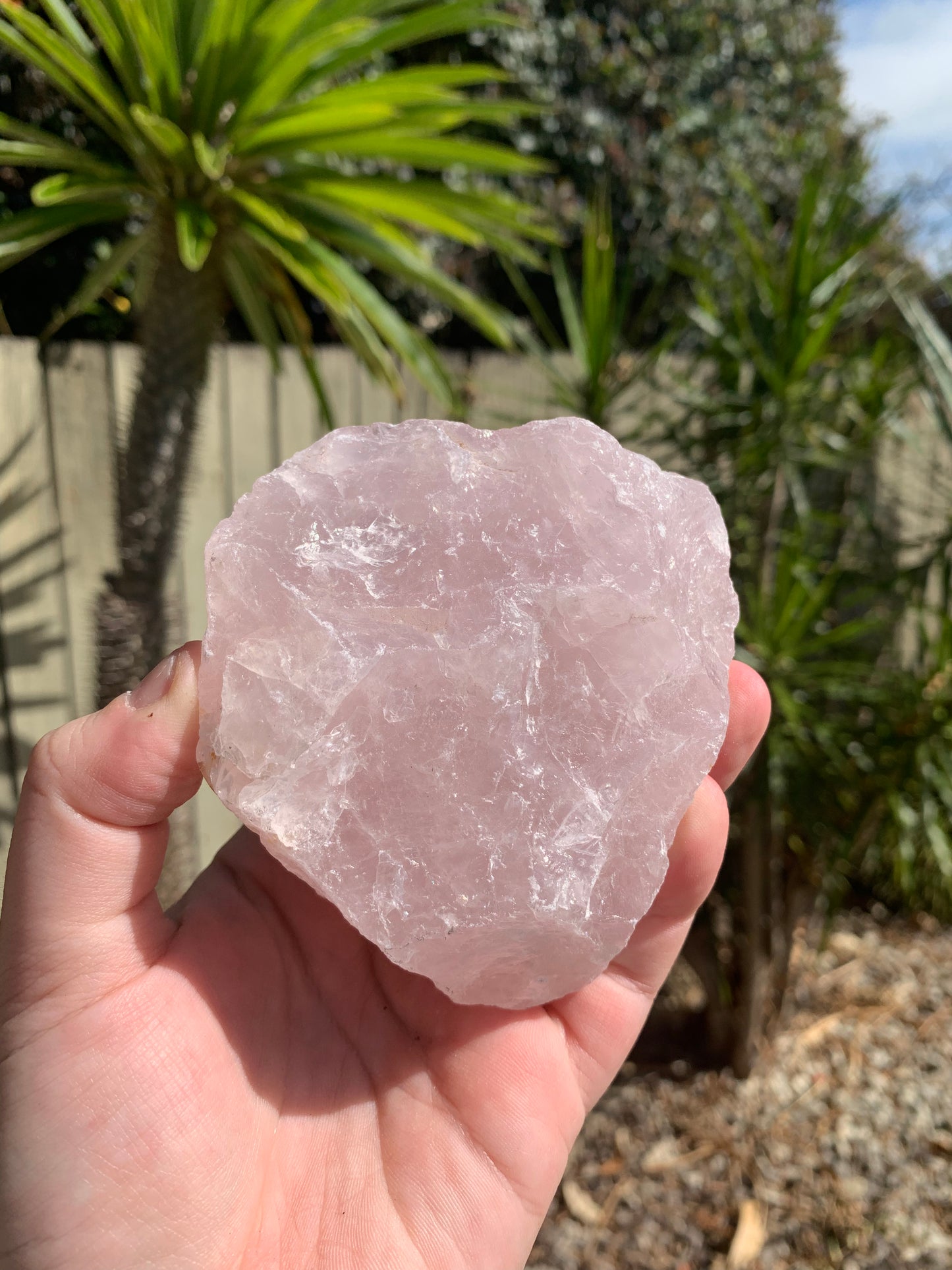 Raw Rose Quartz Chunk