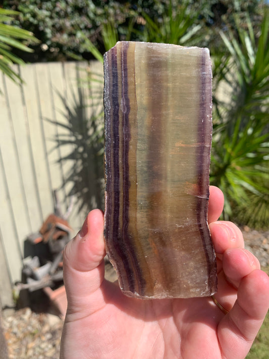 Yellow Fluorite Slab