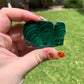Malachite slab