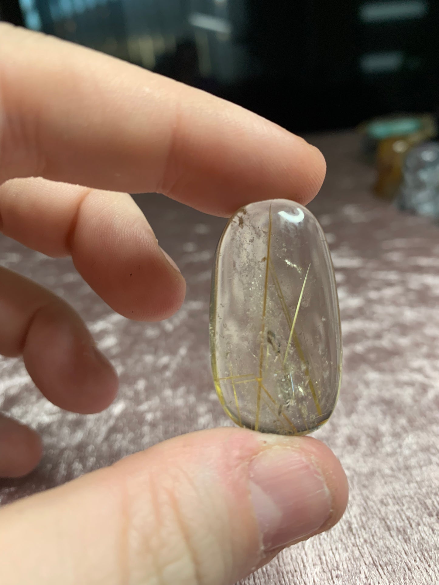 Golden Rutile Cabochon