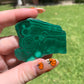 Malachite slab