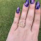 Raw Stone Adjustable Ring