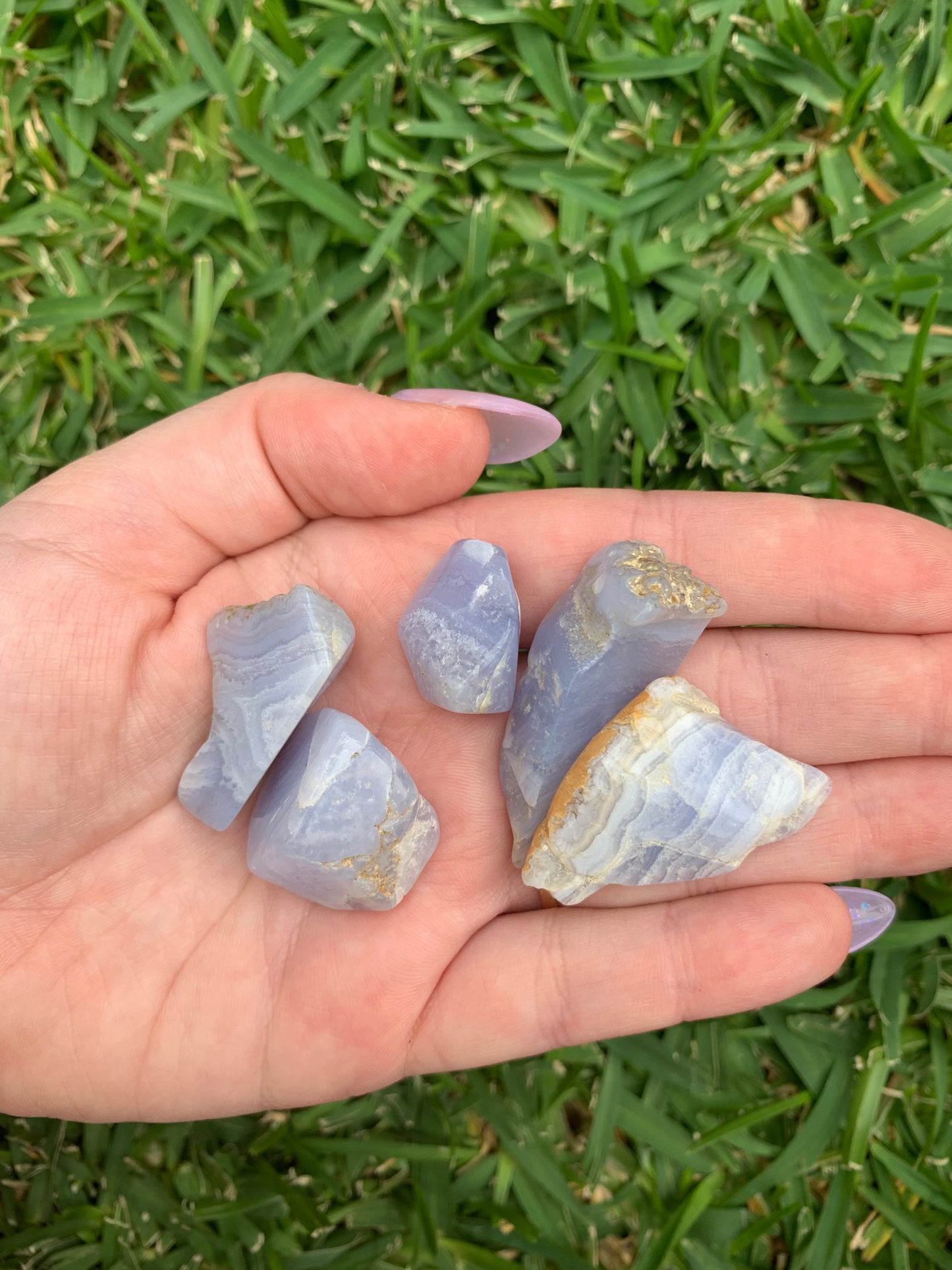 Blue Lace Agate Chunks