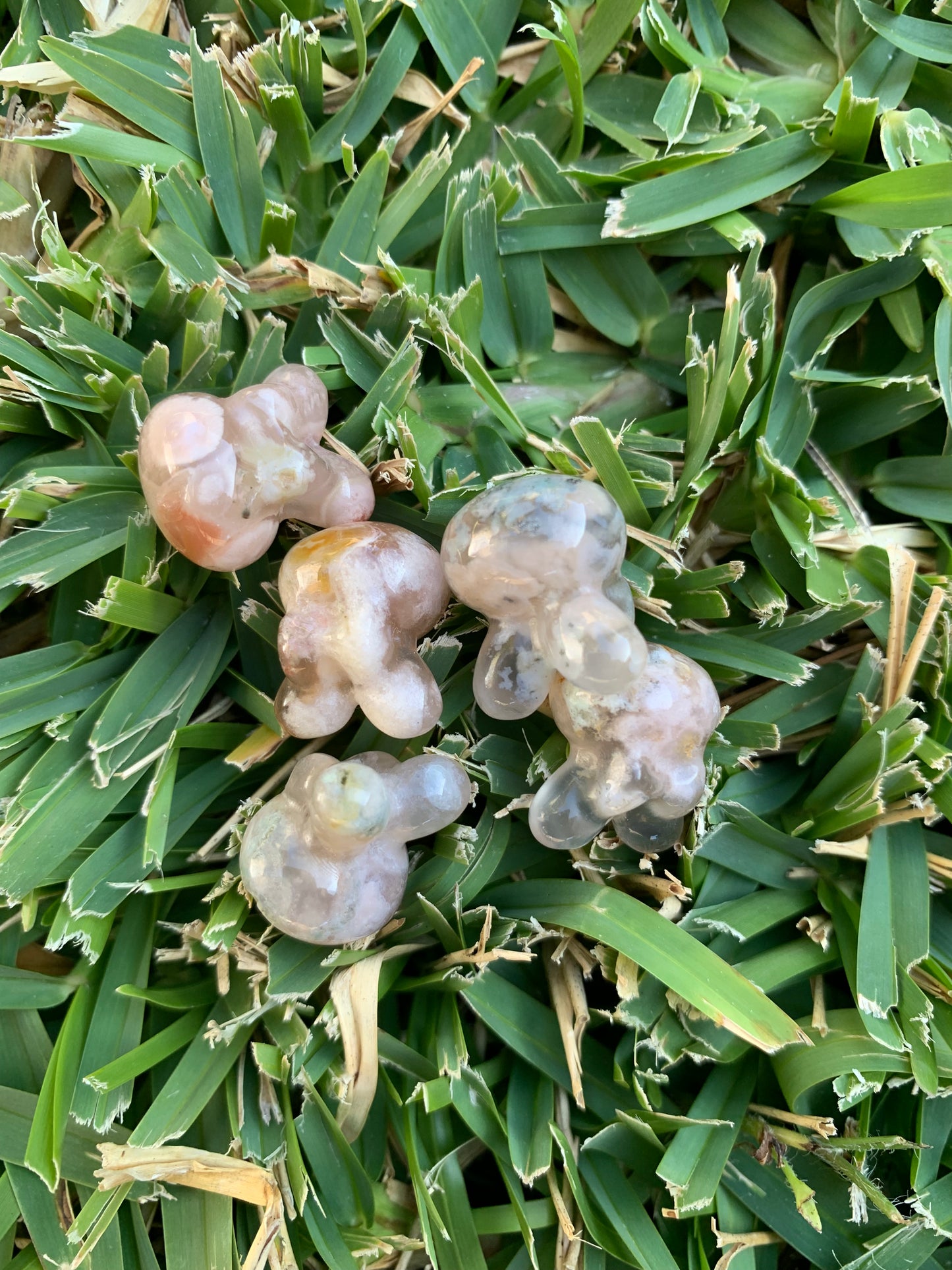 Mini Flower Agate Bunny