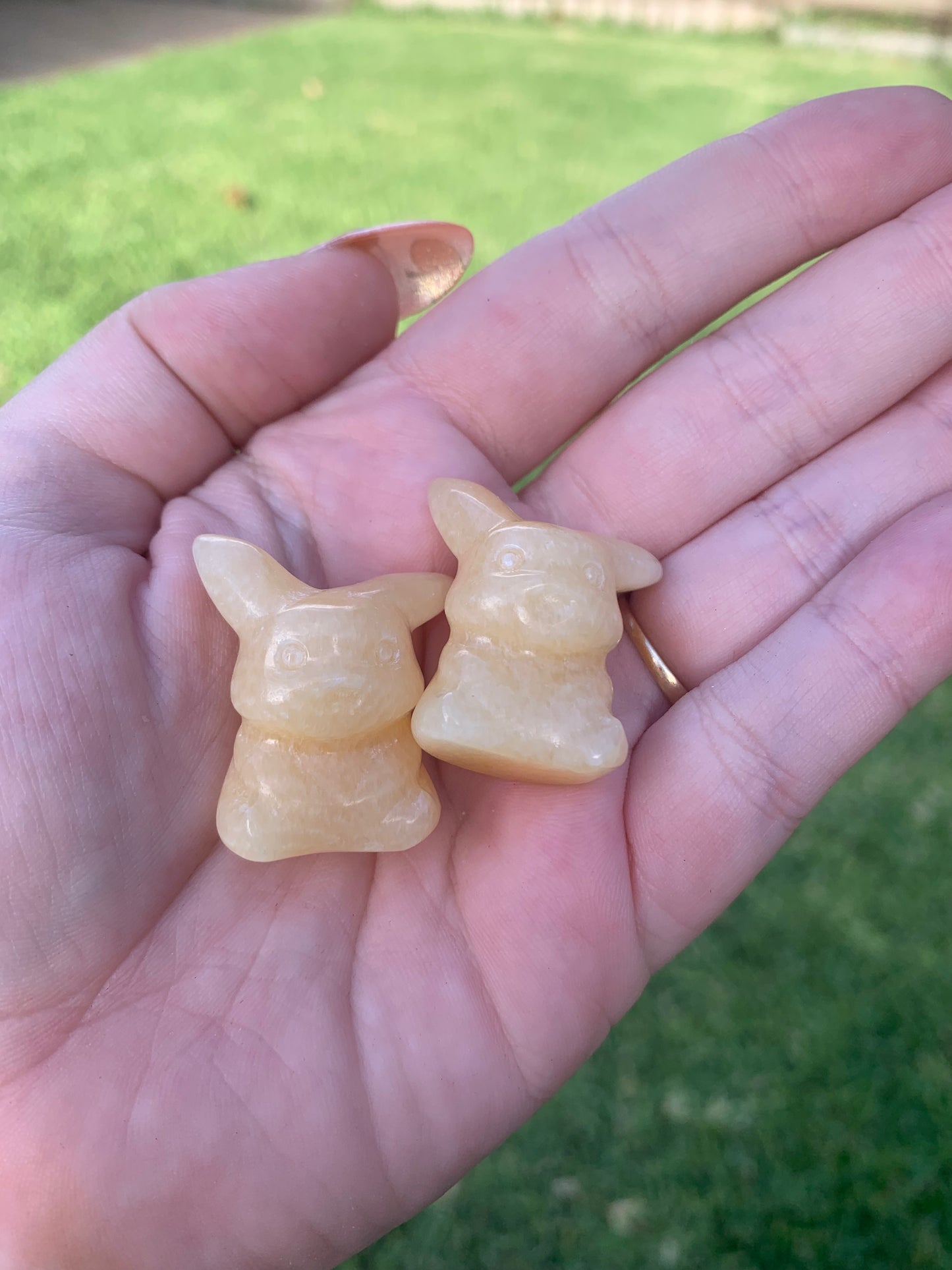 Orange Calcite Pikachu