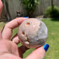 Pink Amethyst Flower Agate Sphere