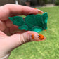 Malachite slab